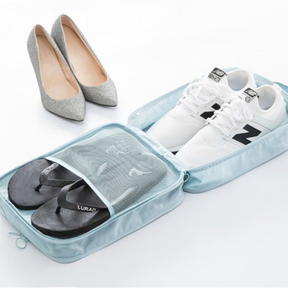 【實體門市】旅行防水鞋子收納袋 鞋子旅行防塵袋 運動鞋包 收納鞋袋 防水防潮收納鞋袋 鞋袋 鞋子收納-細節圖6