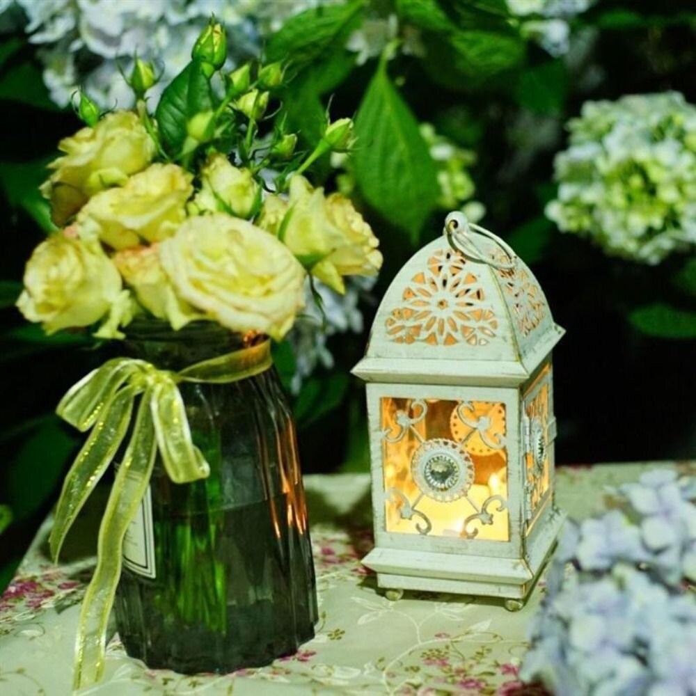 【實體店+發票】摩洛哥燭台 古典浪漫懸掛式 蠟燭燈座擺件 送禮-細節圖6