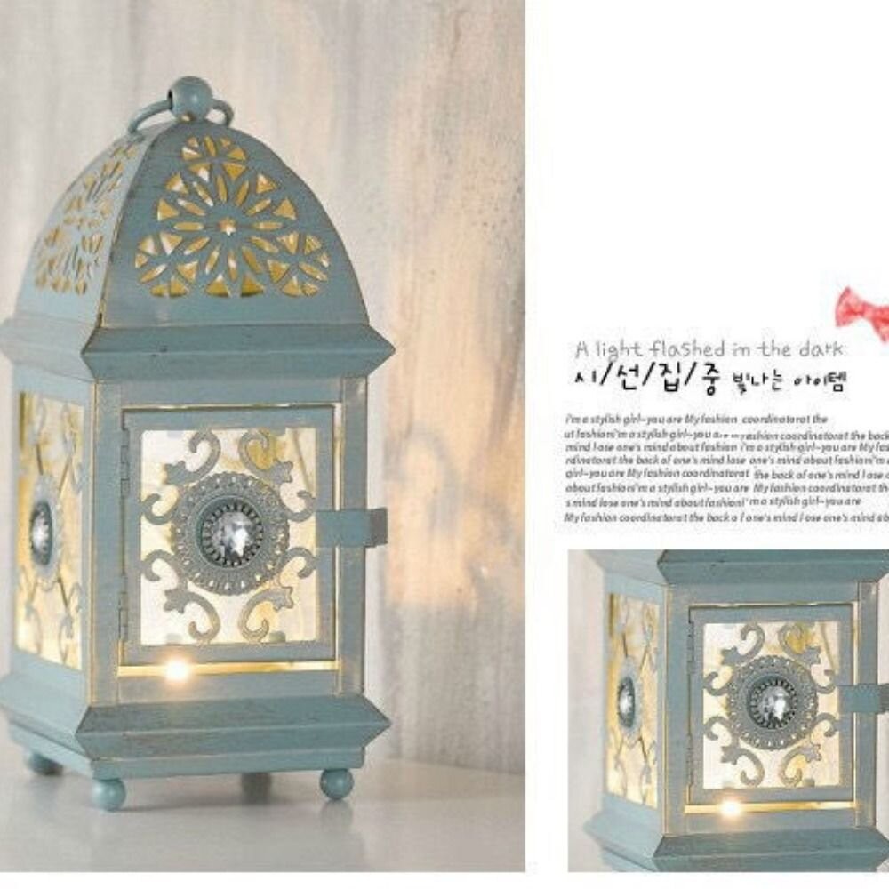 【實體店+發票】摩洛哥燭台 古典浪漫懸掛式 蠟燭燈座擺件 送禮-細節圖7