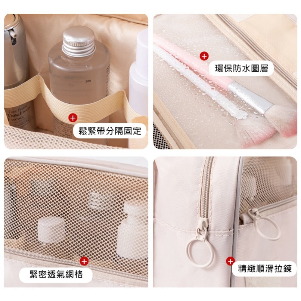 【台北士林*店面】旅行便攜掛鈎洗漱包 旅行洗漱包 盥洗包 化妝包 防水收納袋 大容量收納包 送禮-細節圖4