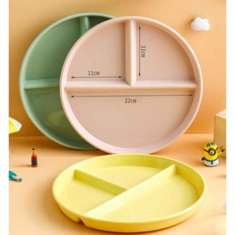 【實體店+發票】211分格餐盤 微低碳 平衡餐盤 健康餐盤 減脂餐盤 早餐盤 餐具 三格餐盤 盤子 送禮-細節圖7