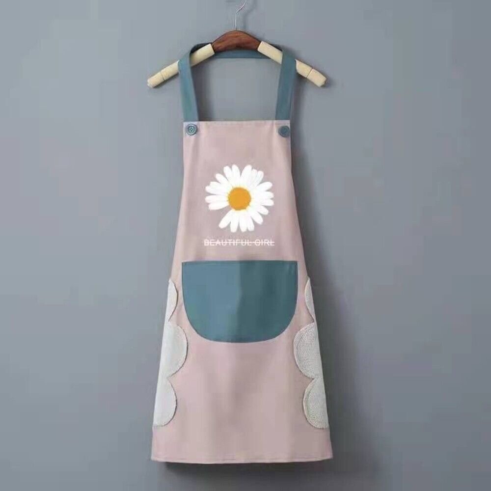 【實體店+發票】可擦手綁帶圍裙 防水無袖工作服 PVC防水 珊瑚絨 大口袋 廚房 送禮-細節圖9