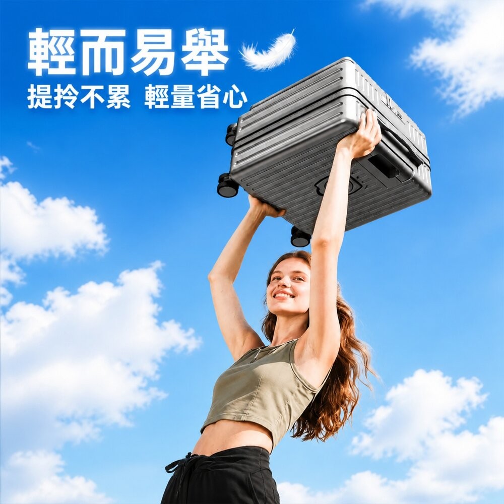【台北士林*店面】前開小型行李箱 20吋_18吋行李箱 登機箱 拉桿箱 旅行箱 加厚抗壓 送禮-細節圖5