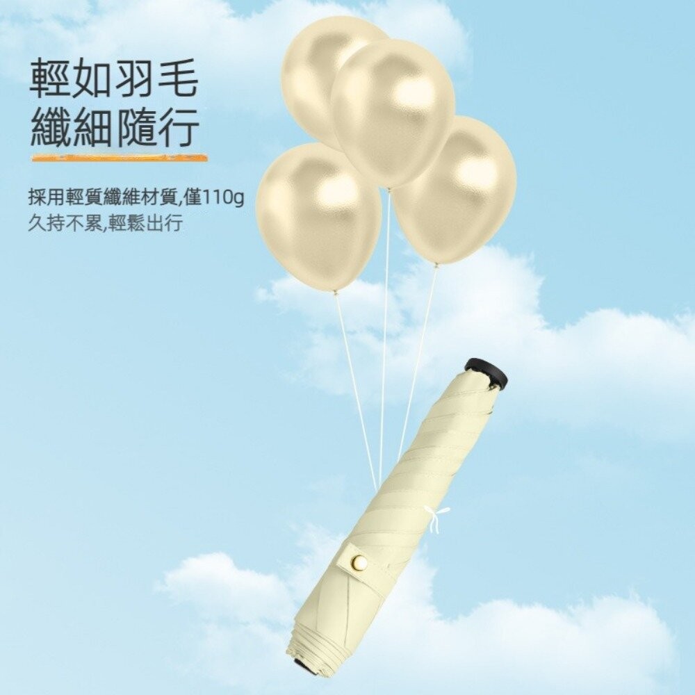 【實體門市】碳纖維輕量羽毛傘 110g超輕折疊傘 晴雨傘 遮陽傘 摺疊傘 迷你傘 防曬傘-細節圖2