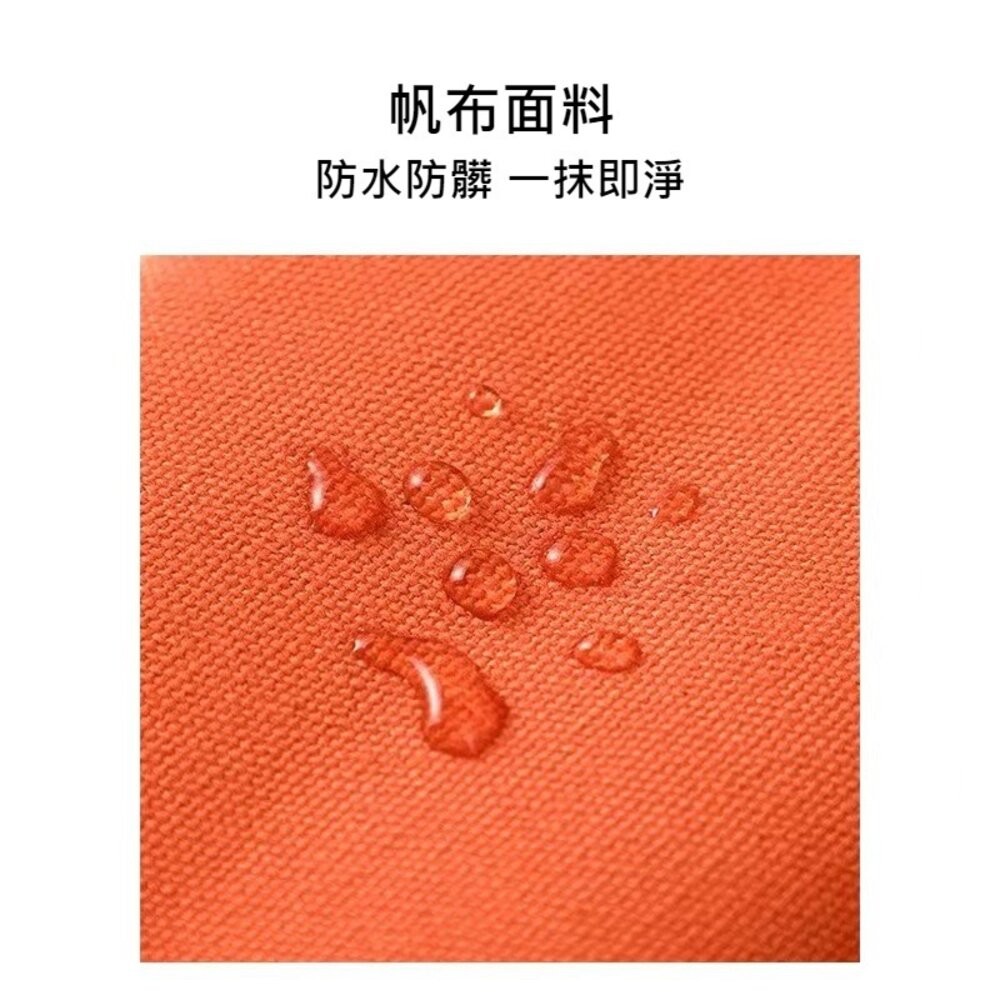 【台北士林*店面】織帶手提帆布化妝包 便攜手提化妝包 字母簡約化妝包 大容量 收納包 送禮-細節圖3