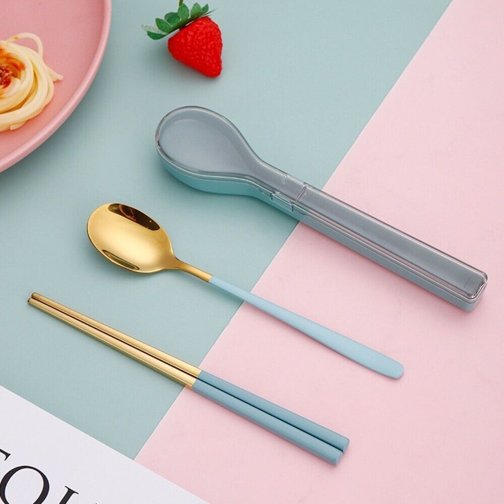【實體門市】簡約不銹鋼隨身餐具組 創意餐具組 便攜式餐具組 湯匙筷子餐具組 旅行餐具組 禮物-細節圖8