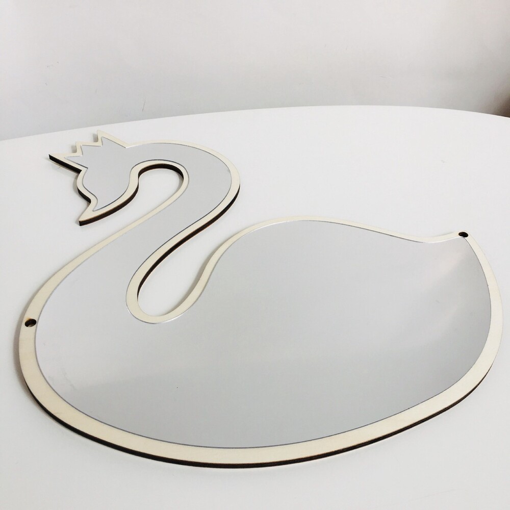 【實體店+發票】兒童壓克力鏡 北歐風鏡子 家居裝飾 兔子鏡 造型鏡子 雲朵鏡子 木質鏡子 送禮-規格圖10