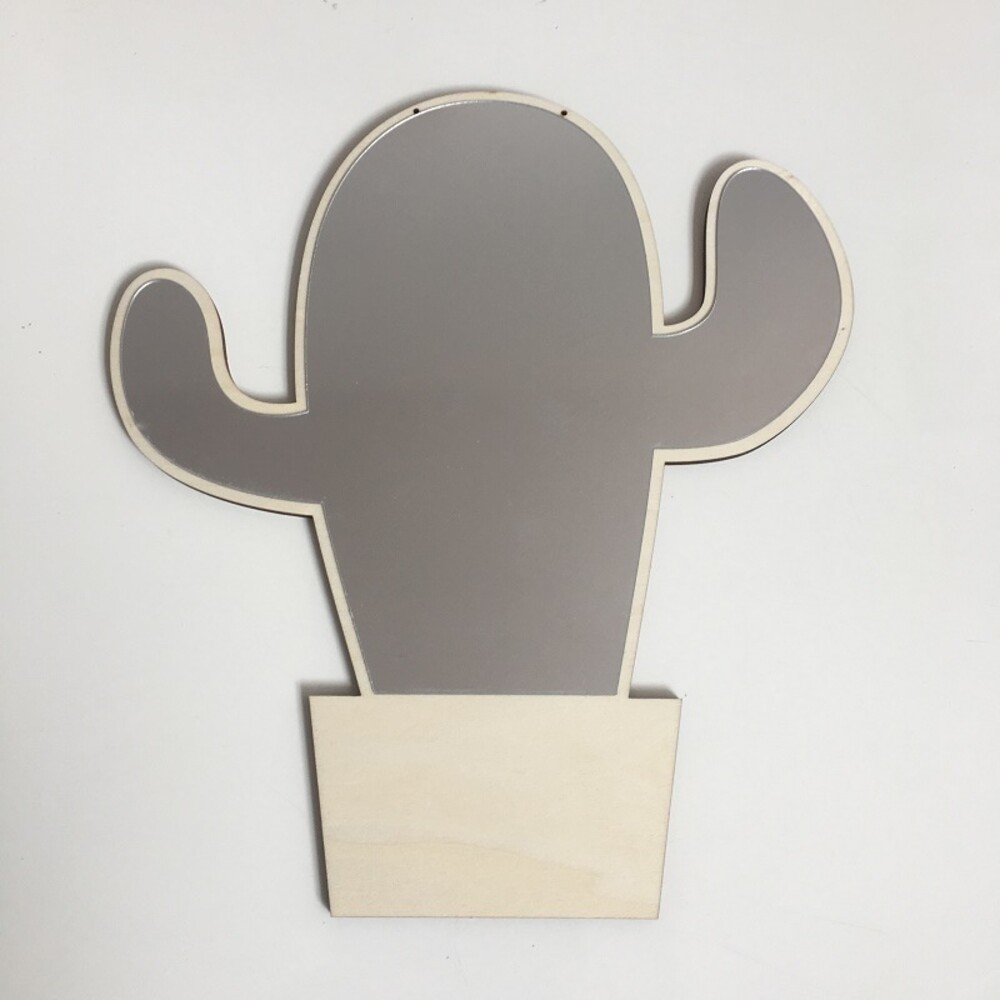 【實體店+發票】兒童壓克力鏡 北歐風鏡子 家居裝飾 兔子鏡 造型鏡子 雲朵鏡子 木質鏡子 送禮-規格圖10