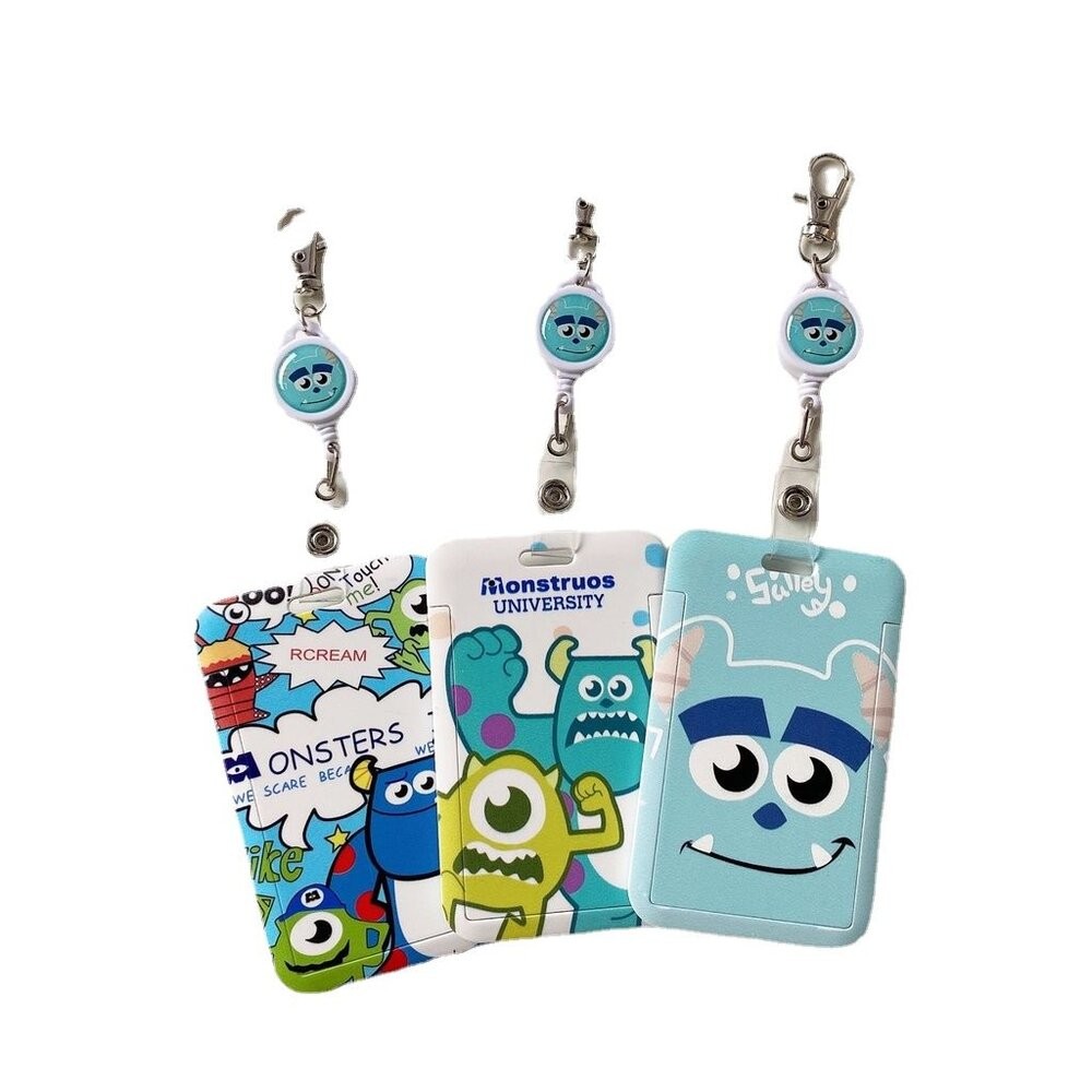 【實體店+發票】怪獸電力公司證件卡套 小飛象 伸縮易拉扣 學生證 門禁卡 悠遊卡 卡套 員工證 送禮-細節圖2
