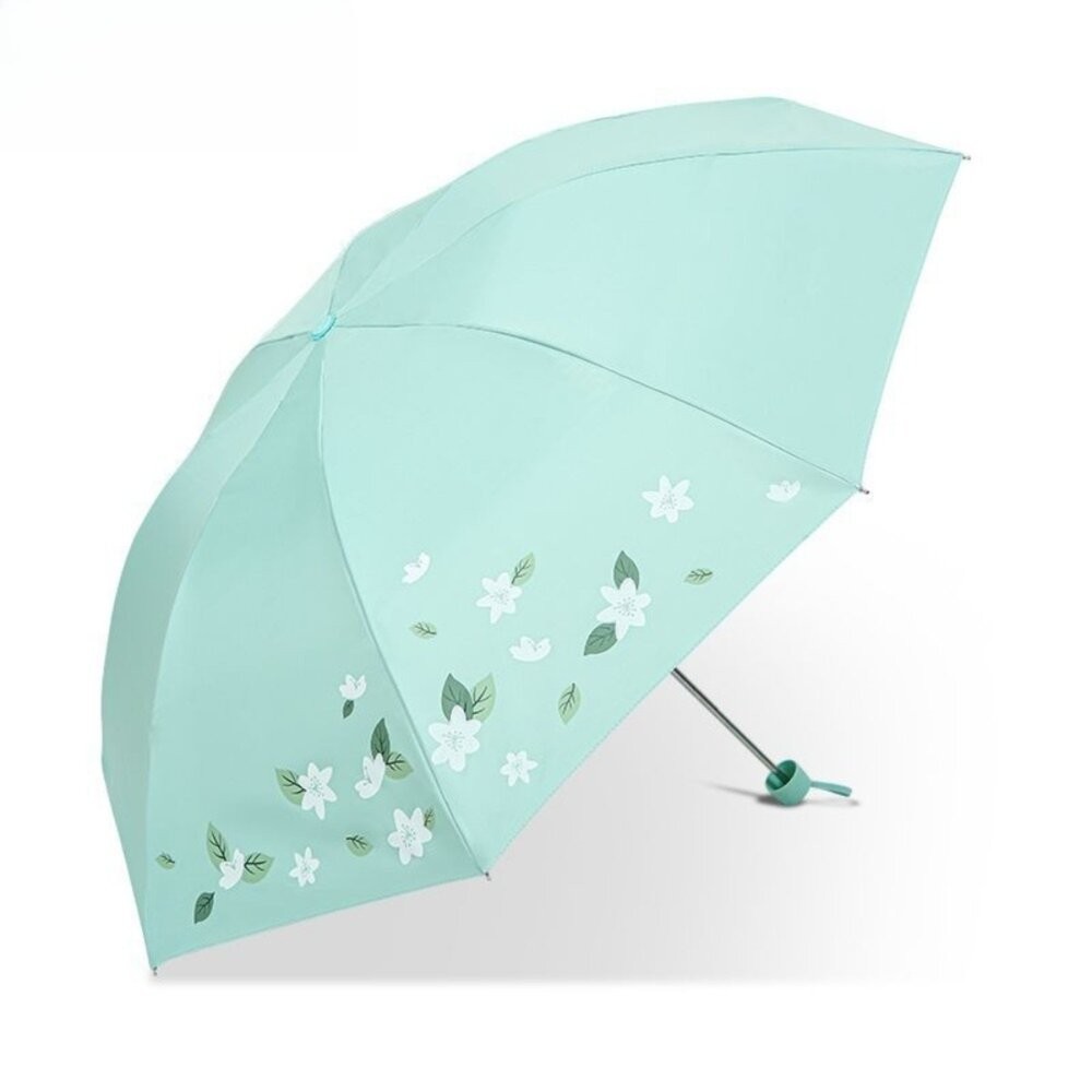 【實體店+發票】浪漫櫻花反向UV傘 優雅銀膠遮陽傘 黑膠防曬傘 防紫外線 晴雨傘 兩用 三折傘 送禮-細節圖9