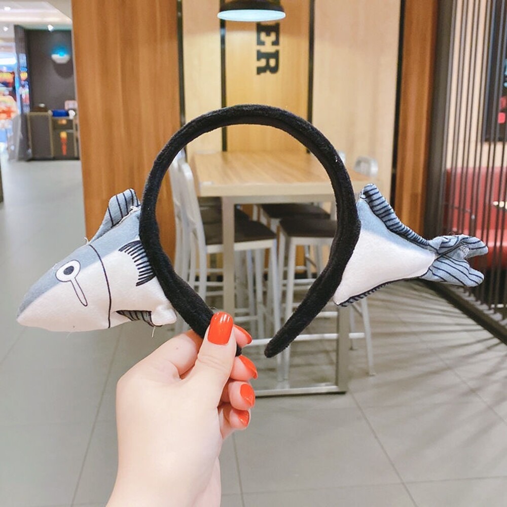 【台北士林*店面】萬聖節裝扮髮箍  網紅髮箍 搞怪髮箍 恐龍髮箍 鯊魚髮箍 聖誕節裝扮 派對造型 送禮-規格圖11