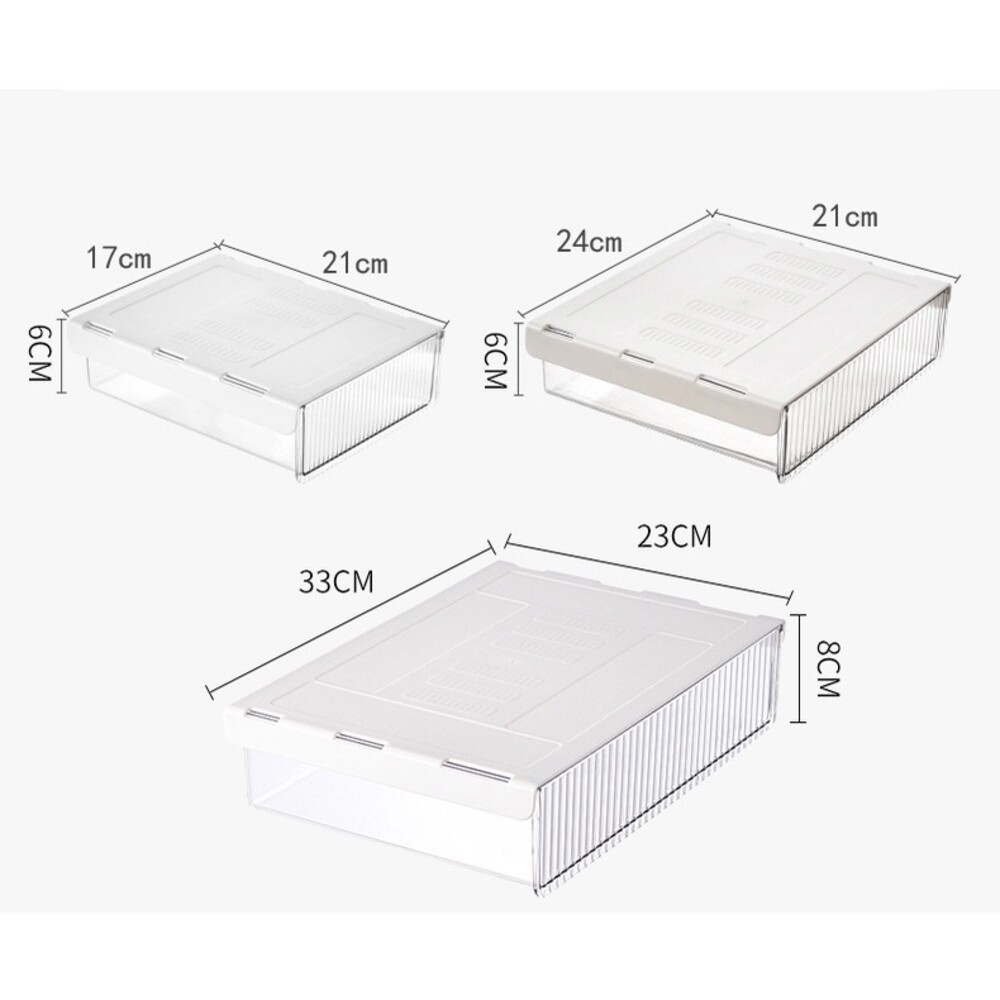 【實體門市】辦公室抽屜式收納盒 隱形抽屜 文具收納盒 辦公室桌文具收納櫃 黏貼式抽屜-細節圖8