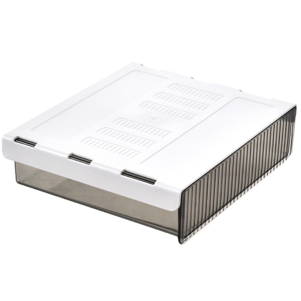 【實體店+發票】辦公室抽屜式收納盒 隱形抽屜 文具收納盒 辦公室桌文具收納櫃 黏貼式抽屜 送禮-規格圖8