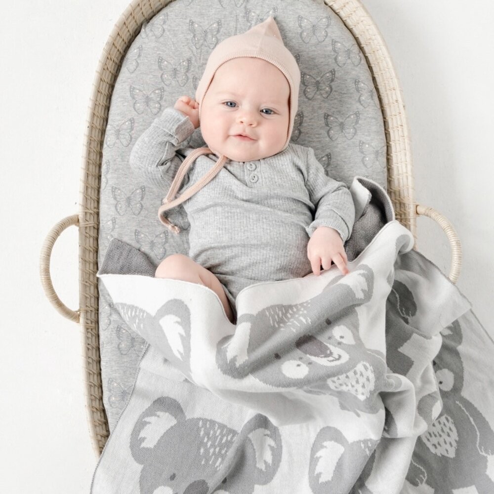 【實體店+發票】簡約蓋毯 純棉蓋毯 針織毯 午睡毯 嬰兒蓋毯 外出兒童蓋被 寶寶蓋被 送禮-細節圖3