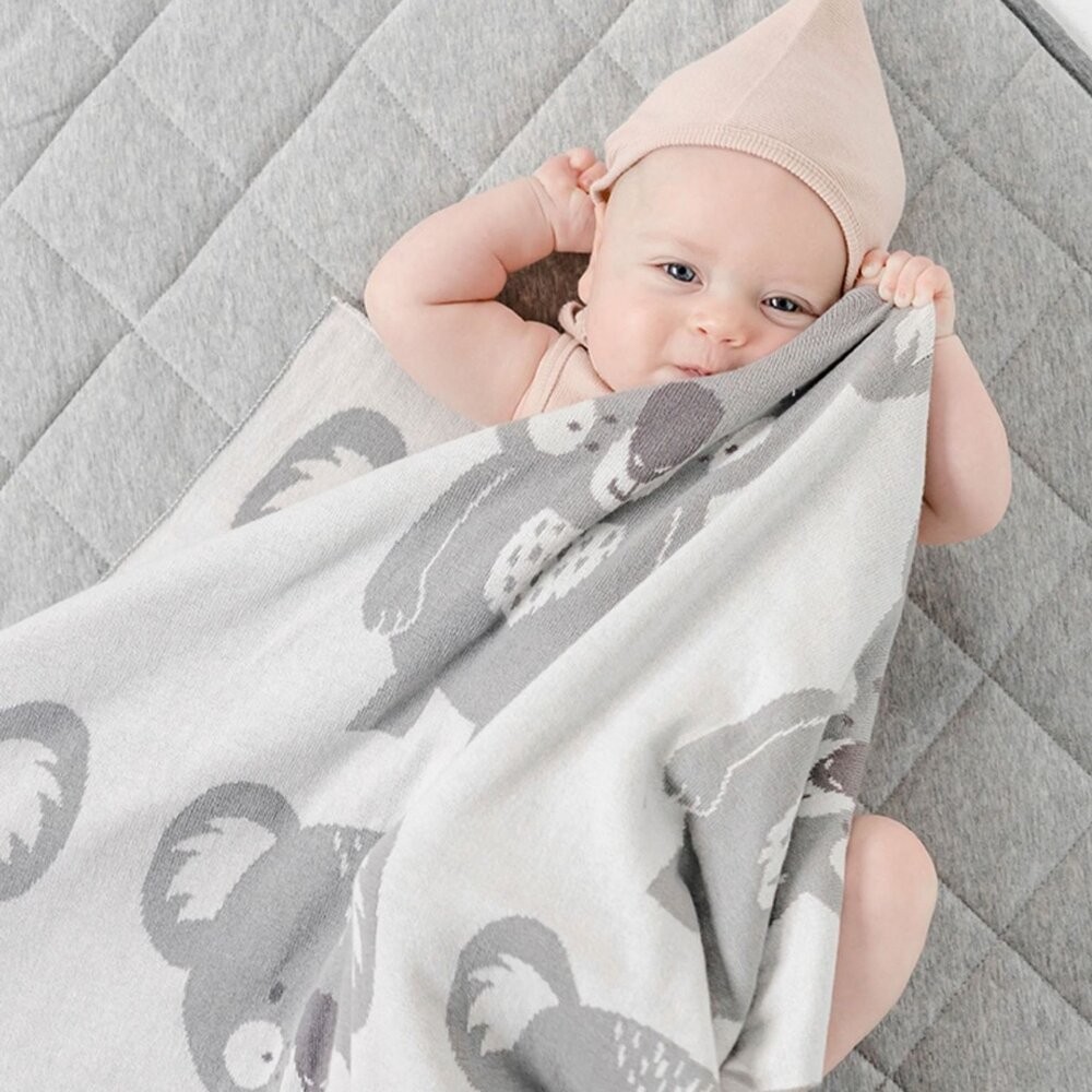 【實體店+發票】簡約蓋毯 純棉蓋毯 針織毯 午睡毯 嬰兒蓋毯 外出兒童蓋被 寶寶蓋被 送禮-細節圖5