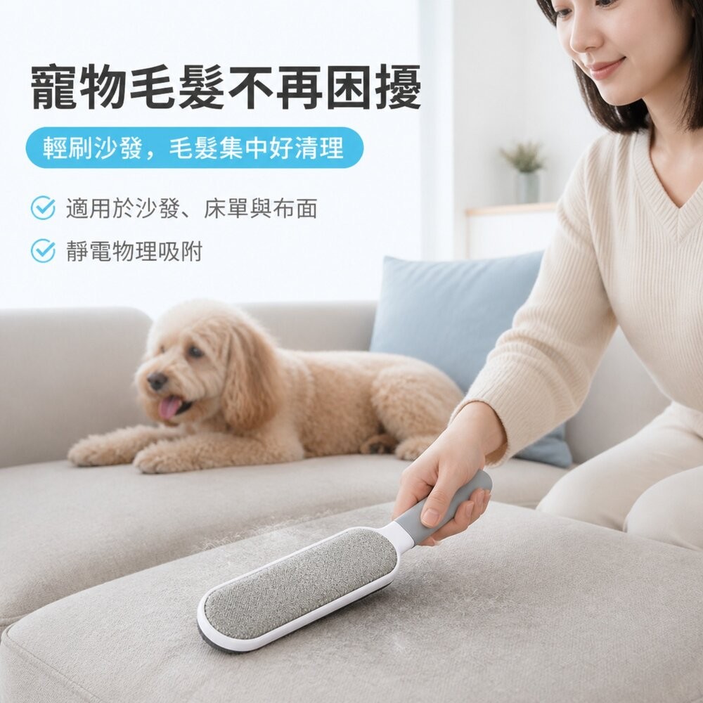 【台北士林*店面】衣物靜電黏毛器 寵物除毛器 靜電除毛刷 家用刷毛神器 刷毛神器 黏毛器 送禮-細節圖3