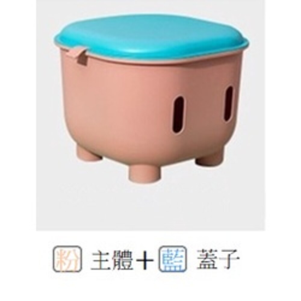 【實體店+發票】兒童儲物收納凳 收納凳 雙拼色多功能收納凳 寶寶玩具收納凳 送禮-規格圖8