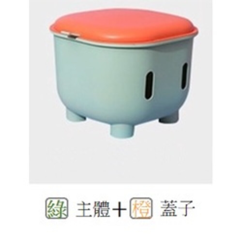 【實體店+發票】兒童儲物收納凳 收納凳 雙拼色多功能收納凳 寶寶玩具收納凳 送禮-規格圖8