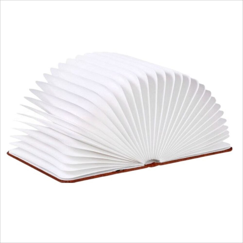 【實體店+發票】皮質木紋變色書本燈 文青創意LED燈 小夜燈 造型燈 便攜 禮物 裝飾 送禮-細節圖2