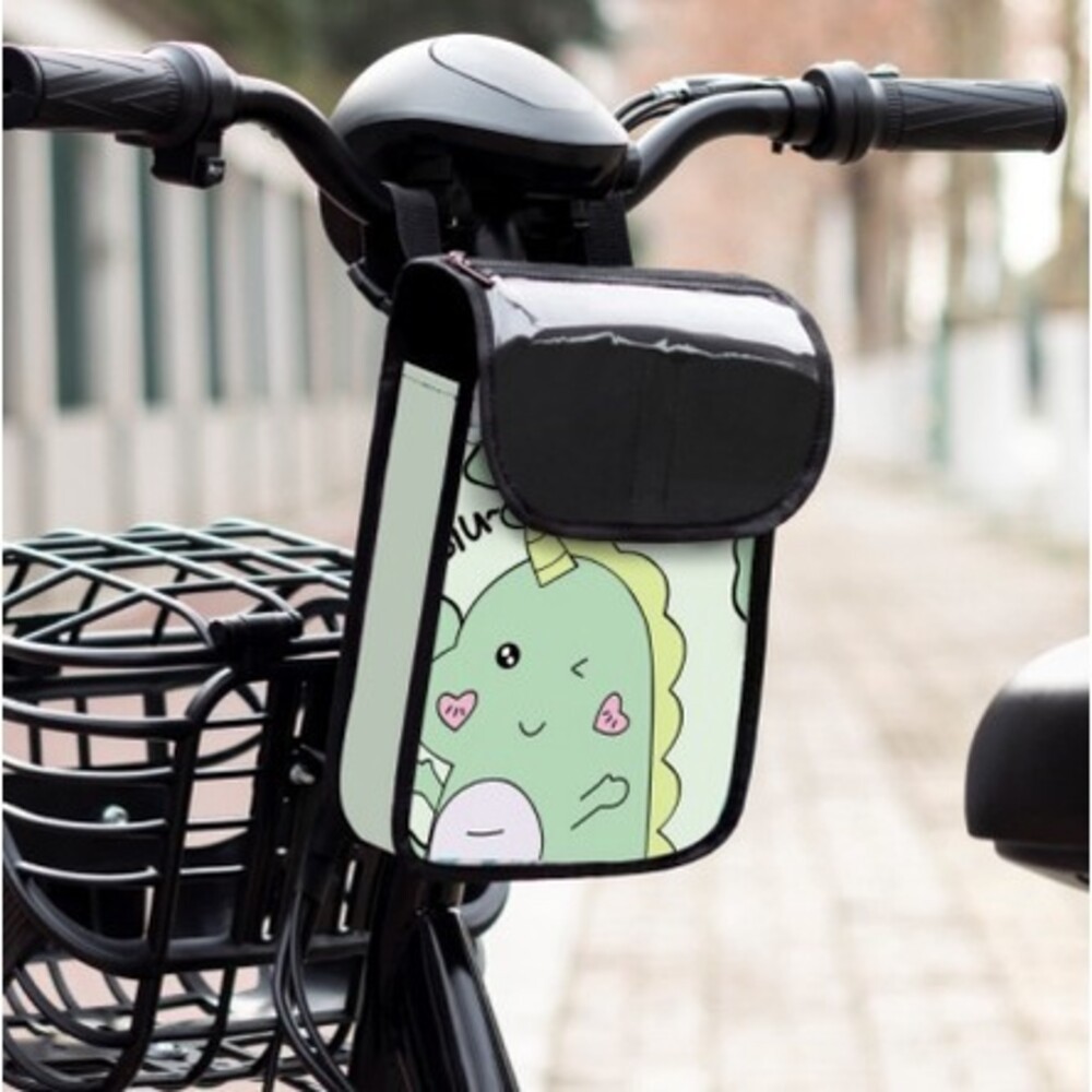 【實體店+發票】可觸屏機車置物袋 腳踏車掛物袋 收納掛袋 防水手機包 滑板車掛袋 手推車 送禮-規格圖11