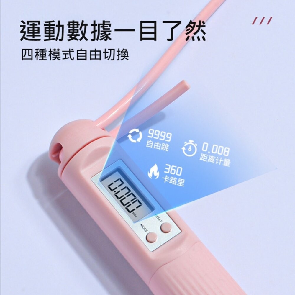 【實體店+發票】兩用負重無繩跳繩 計數跳繩 健身 智能跳繩無繩 健身燃脂 減肥減重 球+繩+負重 送禮-細節圖3