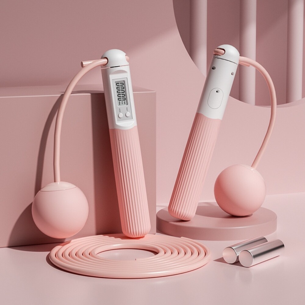 【實體店+發票】兩用負重無繩跳繩 計數跳繩 健身 智能跳繩無繩 健身燃脂 減肥減重 球+繩+負重 送禮-規格圖11