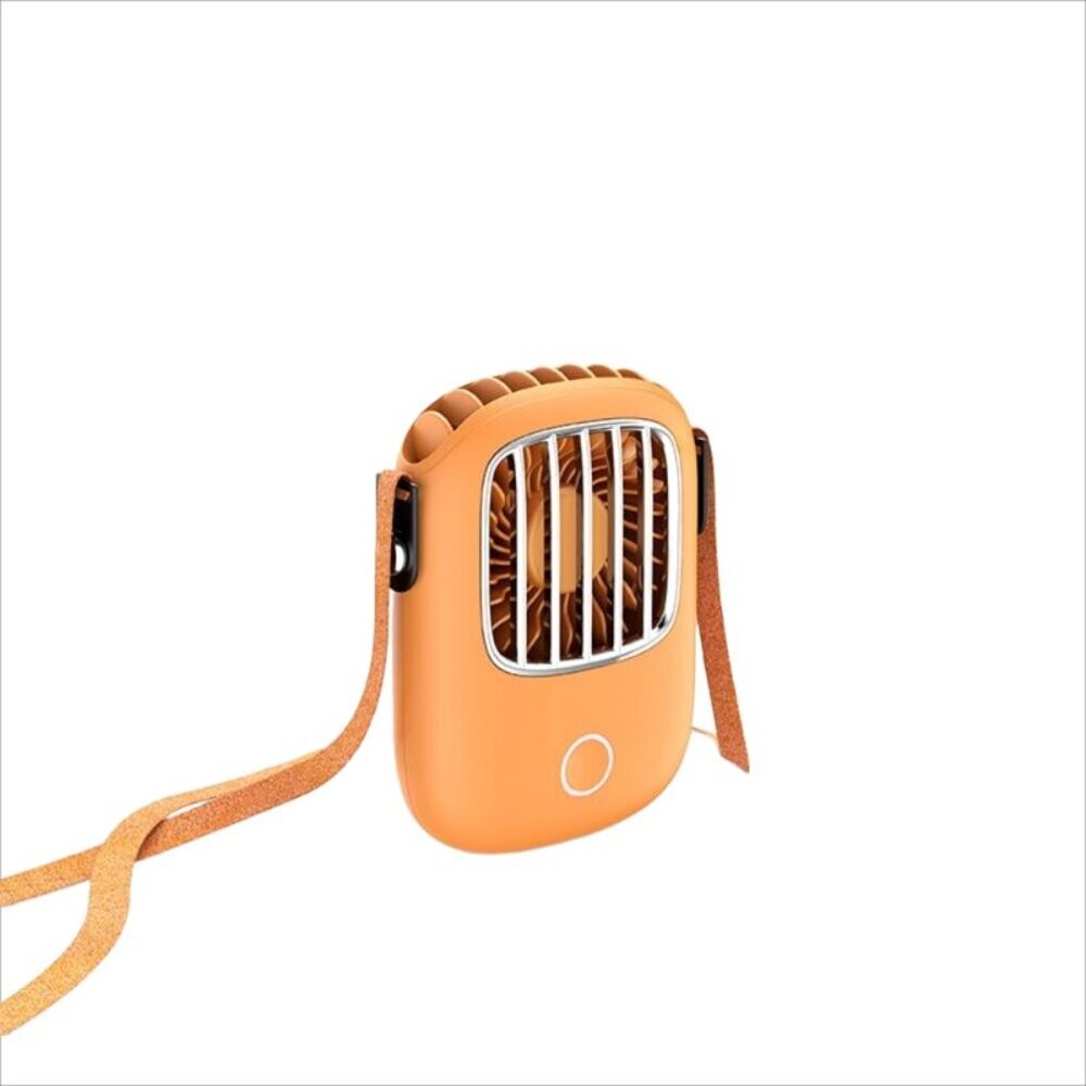 【實體店+發票】復古掛脖小風扇 手持小風扇  便攜式 隨身迷你 USB充電 續航力長 送禮-細節圖2