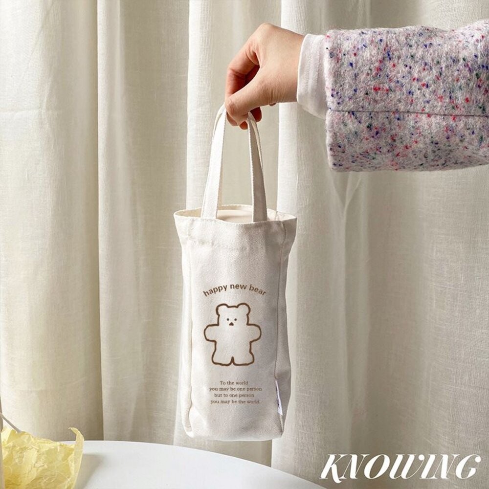 【實體店+發票】韓風小熊造型保溫瓶 可愛圖案保溫瓶 水瓶 保溫瓶 簡約小熊保溫杯 禮物 送禮-細節圖8