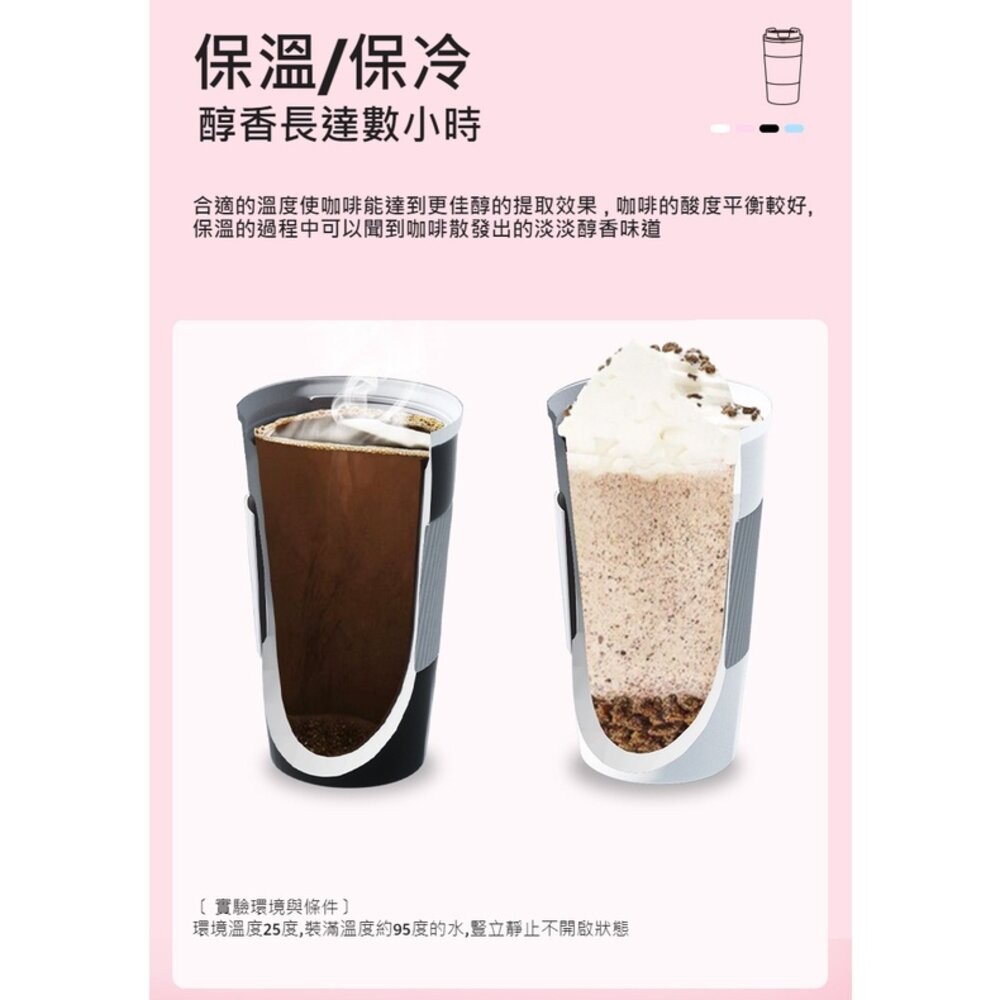 【台北士林*店面】陶瓷內膽咖啡隨行杯 保溫杯 冰霸杯 咖啡杯 便攜隨行杯 外帶杯 陶瓷內層不留異味保冷送禮 送禮-細節圖5