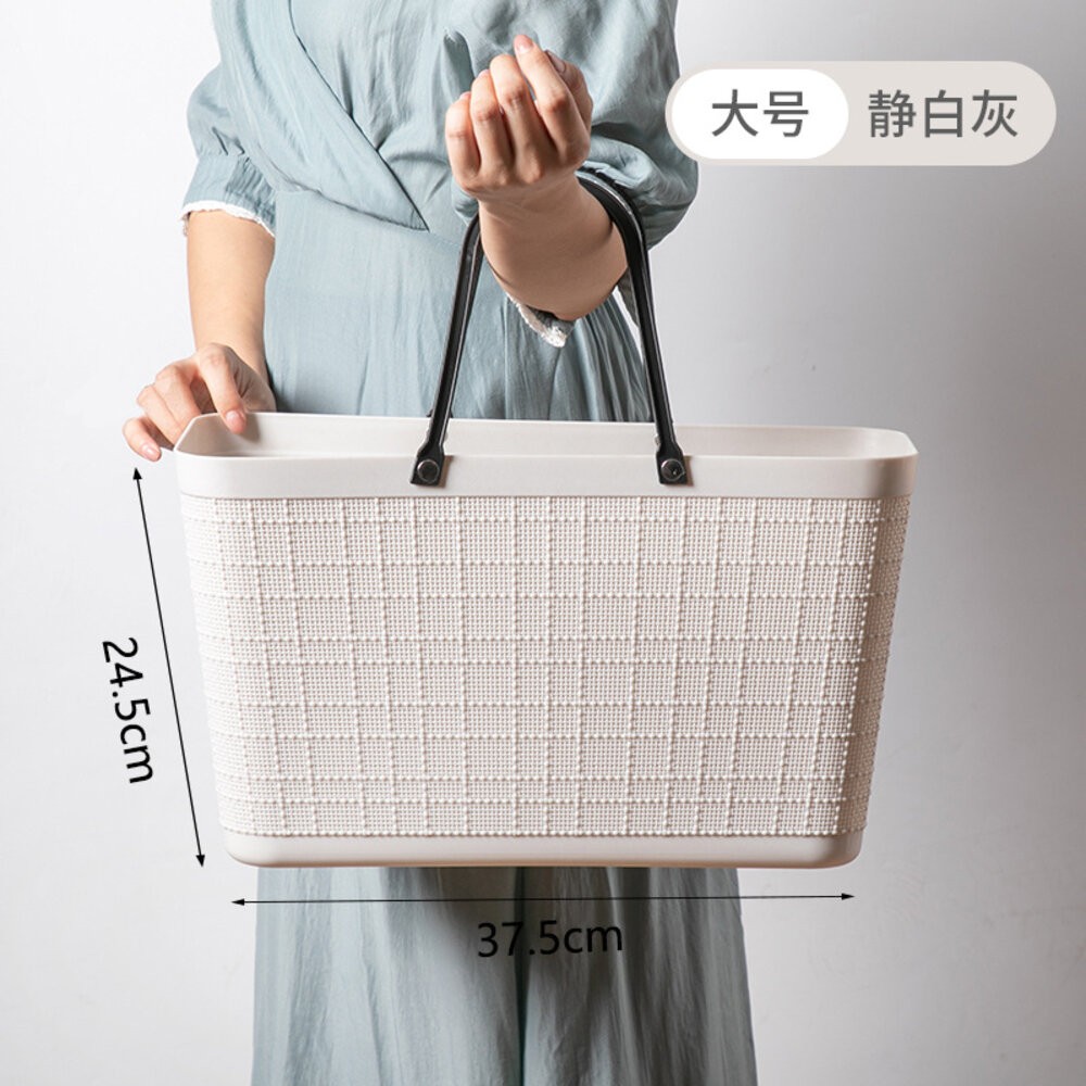 靜白灰（麻布紋大）