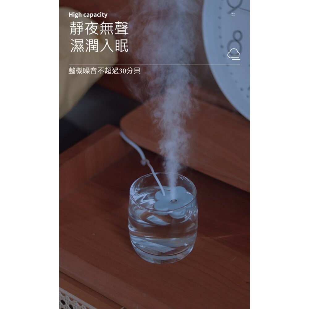 【實體店+發票】小花便攜迷你加濕器 迷你補水噴霧器 加濕機 便攜式 USB 送禮-細節圖7