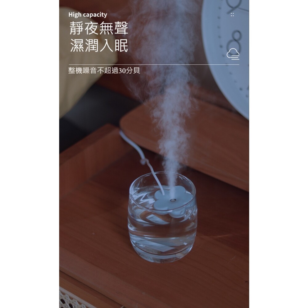 【實體門市】小花便攜迷你加濕器 迷你補水噴霧器 加濕機 便攜式 USB-細節圖7