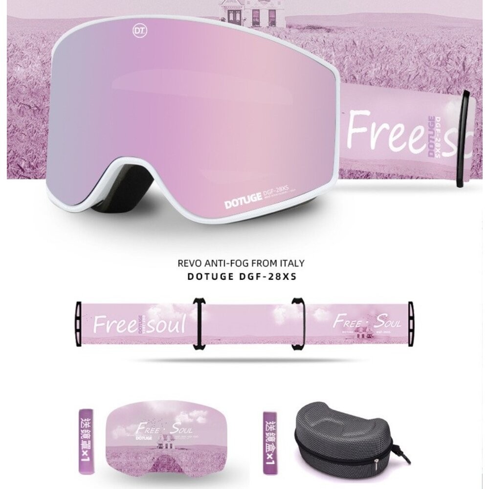 【實體店+發票】全天候智能變色滑雪鏡 防起霧護目鏡 防雪盲 保護眼睛 雙層防霧 大柱面 機車護目鏡 送禮-規格圖11