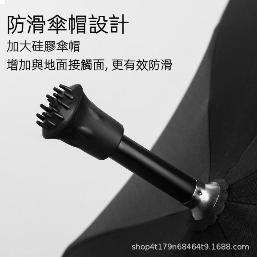 【台北士林*店面】多功能止滑拐杖傘 老人長柄安全雨傘 加長加大防風傘 太陽傘 登山傘 送禮-細節圖3