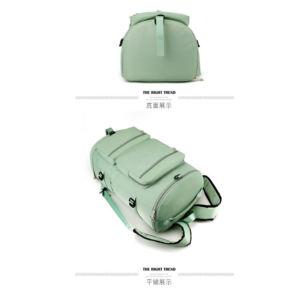 【實體店+發票】乾濕分離健身旅行包 後背包 旅行袋 大容量行李袋 登機包 瑜珈包 斜背後背手提包 送禮-細節圖11