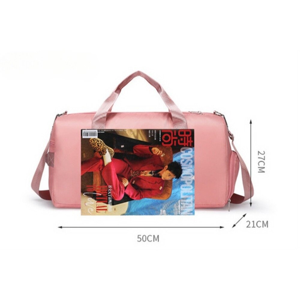 【實體店+發票】乾濕分離健身旅行包 後背包 旅行袋 大容量行李袋 登機包 瑜珈包 斜背後背手提包 送禮-規格圖11