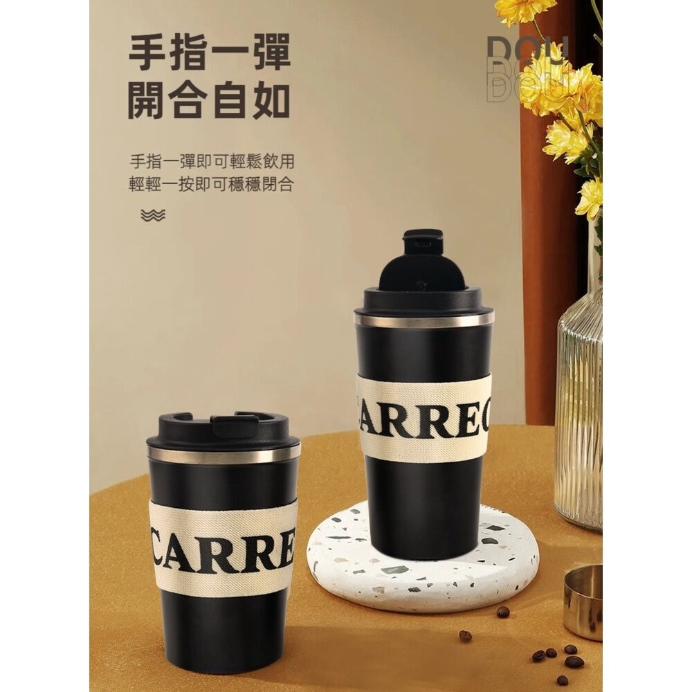 【實體店+發票】陶瓷內膽輕奢保溫杯 高顏值咖啡隨行杯 送禮 科技鍍膜好清洗 送禮-細節圖5