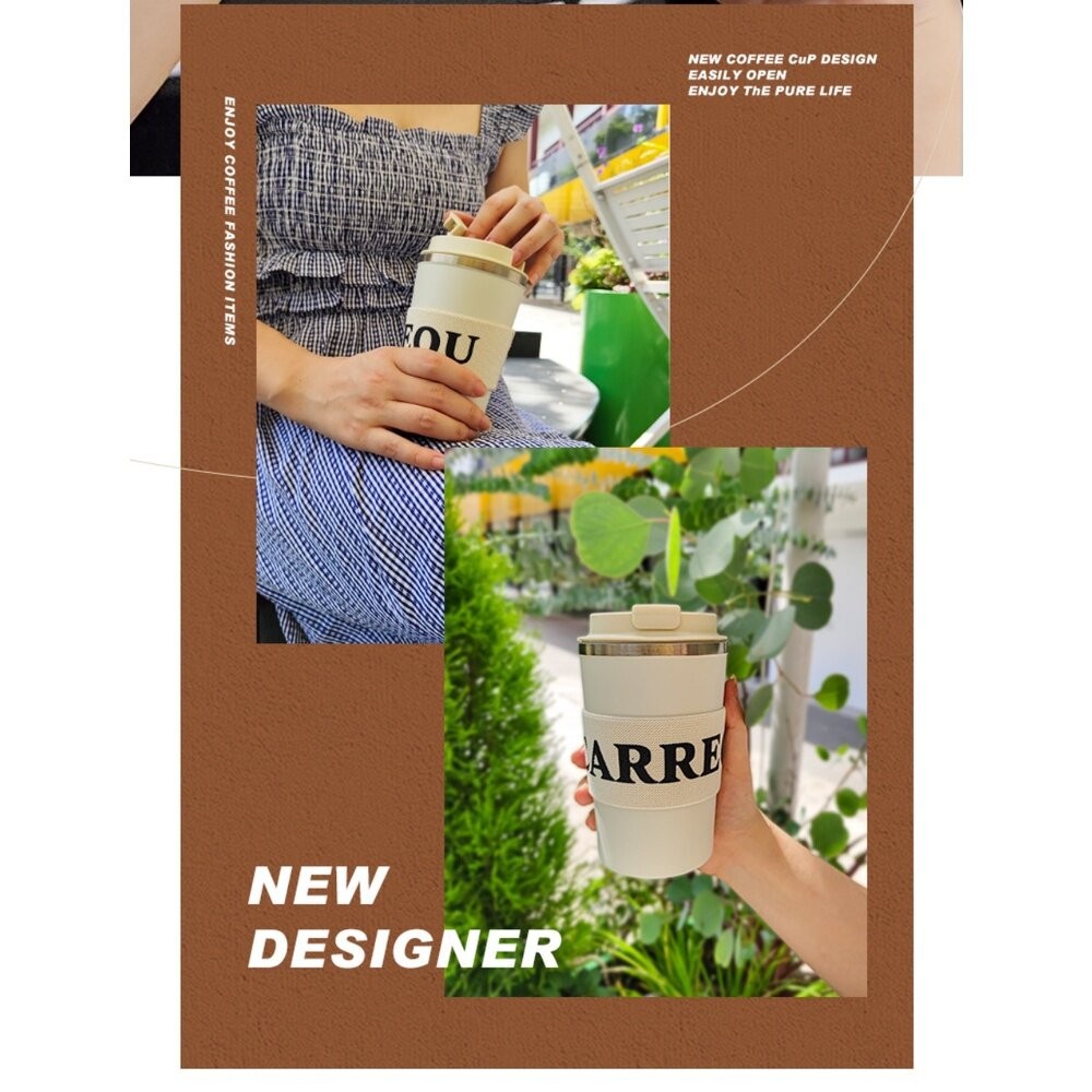 【實體店+發票】陶瓷內膽輕奢保溫杯 高顏值咖啡隨行杯 送禮 科技鍍膜好清洗 送禮-細節圖7