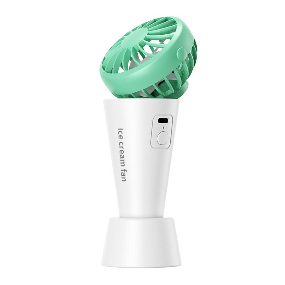 【實體店+發票】冰淇淋四合一隨身風扇 USB充電 桌面風扇 夾腰風扇 掛脖風扇 手持小風扇 2023新款 送禮-規格圖11