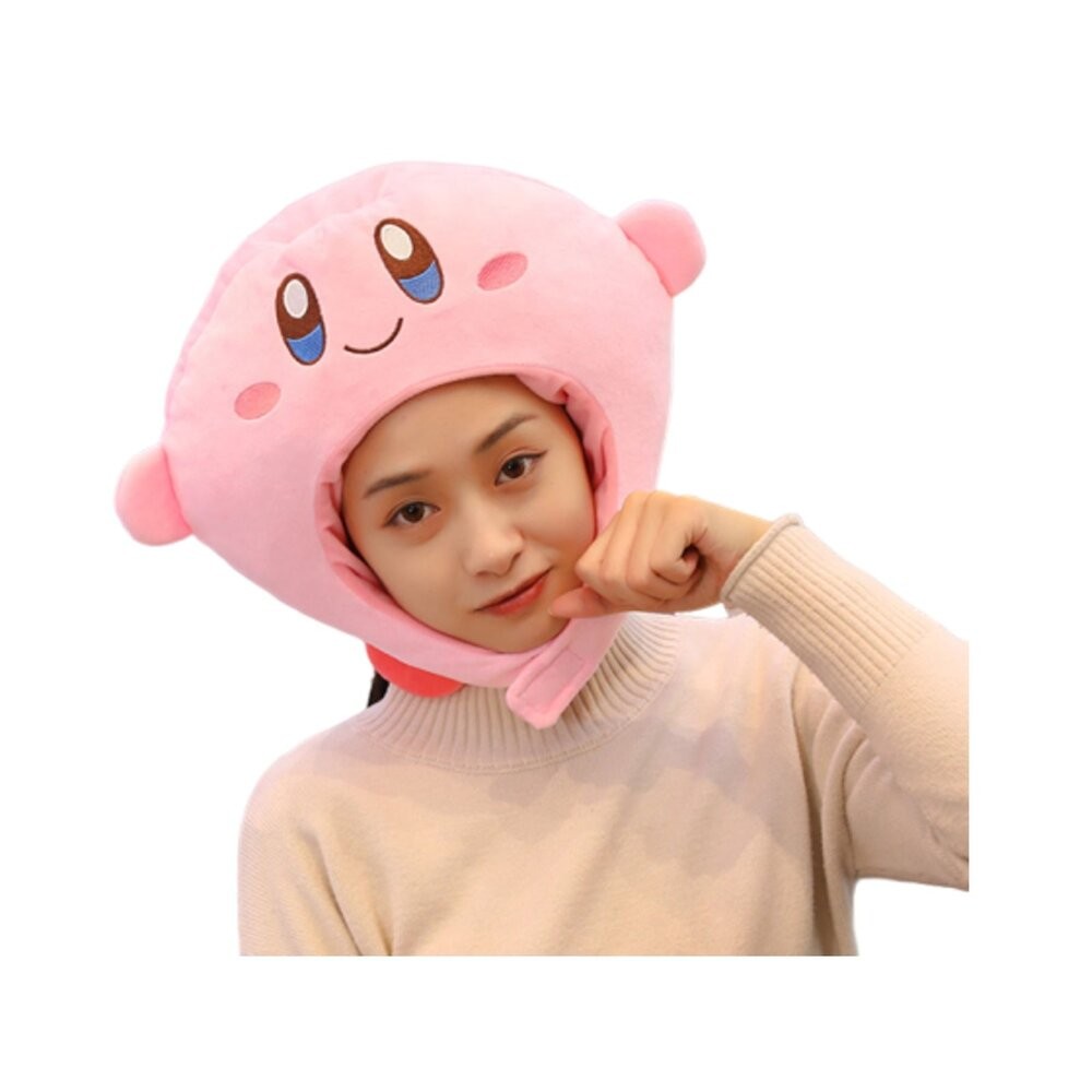 【實體店+發票】超可愛卡比之星頭套 星之卡比 拍照道具 網紅 派對 搞笑 呆萌 萬聖節 送禮-細節圖2