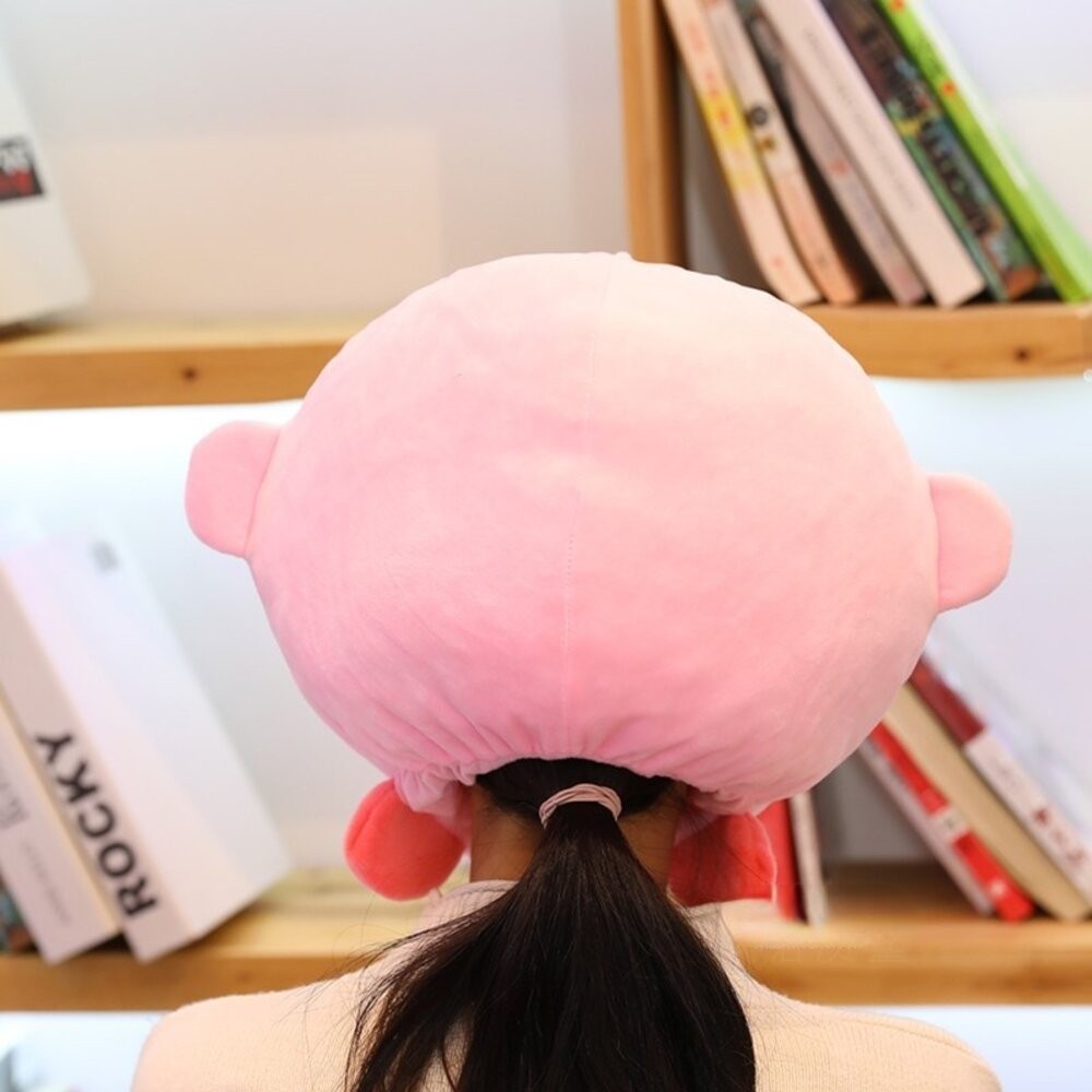 【實體店+發票】超可愛卡比之星頭套 星之卡比 拍照道具 網紅 派對 搞笑 呆萌 萬聖節 送禮-細節圖8