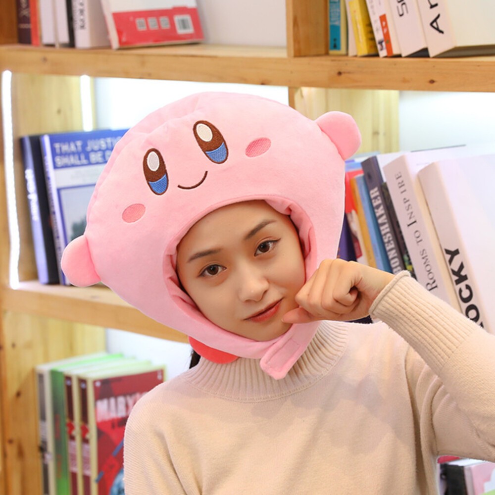 【實體店+發票】超可愛卡比之星頭套 星之卡比 拍照道具 網紅 派對 搞笑 呆萌 萬聖節 送禮-規格圖11