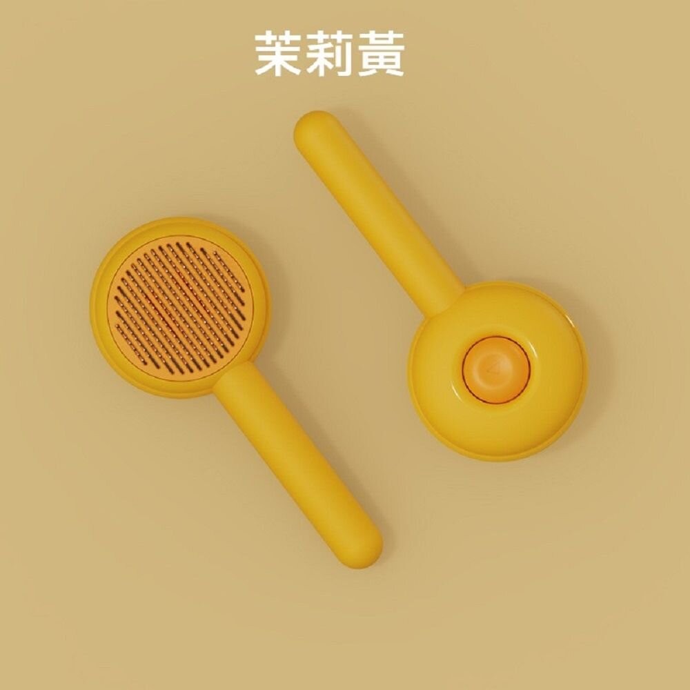 【實體店+發票】一鍵除毛寵物梳 寵物按摩梳毛刷 寵物梳子 寵物美容 貓咪梳子 寵物用品 送禮-細節圖10
