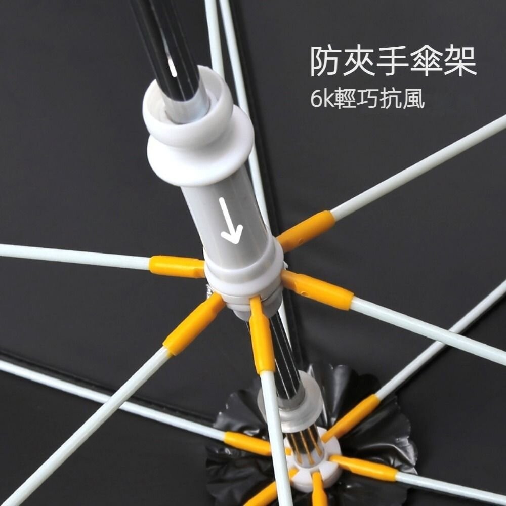 【實體店+發票】圓角安全兒童長柄傘 兒童雨傘 夜間反光 滑輪傘頭 防戳園角 防水套 黑膠防曬 兒童傘 送禮-細節圖4