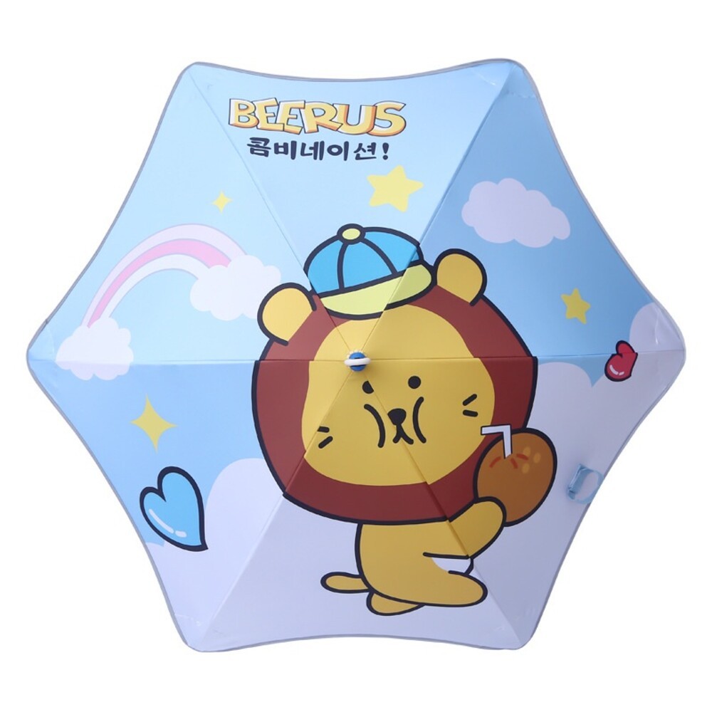 【實體店+發票】圓角安全兒童長柄傘 兒童雨傘 夜間反光 滑輪傘頭 防戳園角 防水套 黑膠防曬 兒童傘 送禮-規格圖11