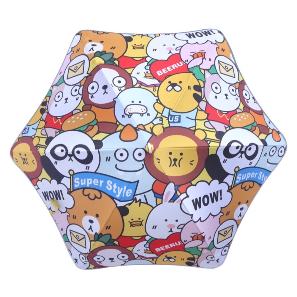 【實體店+發票】圓角安全兒童長柄傘 兒童雨傘 夜間反光 滑輪傘頭 防戳園角 防水套 黑膠防曬 兒童傘 送禮-規格圖11