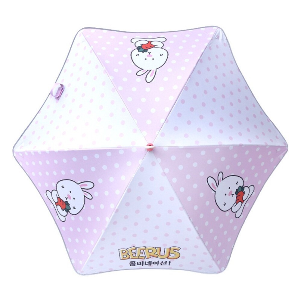 【實體店+發票】圓角安全兒童長柄傘 兒童雨傘 夜間反光 滑輪傘頭 防戳園角 防水套 黑膠防曬 兒童傘 送禮-規格圖11