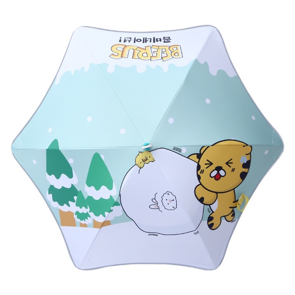 【實體店+發票】圓角安全兒童長柄傘 兒童雨傘 夜間反光 滑輪傘頭 防戳園角 防水套 黑膠防曬 兒童傘 送禮-規格圖11