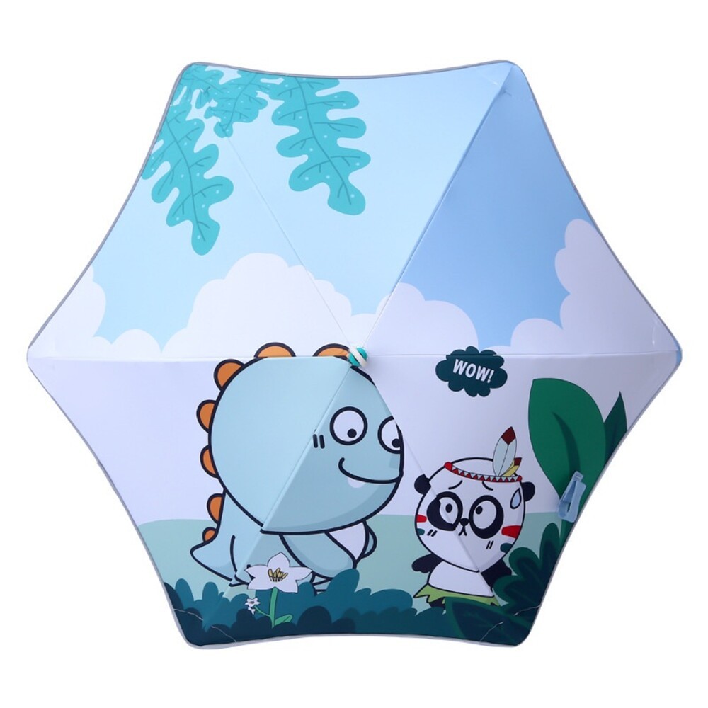 【實體店+發票】圓角安全兒童長柄傘 兒童雨傘 夜間反光 滑輪傘頭 防戳園角 防水套 黑膠防曬 兒童傘 送禮-規格圖11