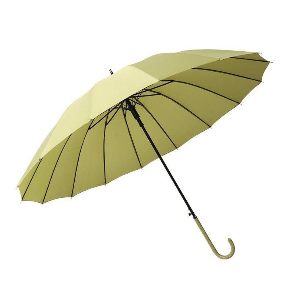 【台北士林*店面】十六骨小清新防水套雨傘 皮革灣柄直傘 自動傘 時尚亮麗雨傘 晴雨傘 陽傘 防曬傘 拐杖傘 送禮-細節圖7